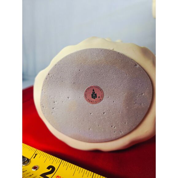 Angels Candle Holders Set of 3 PARTYLITE White w/Harp & Lute 1980s Mantel Decor - Picture 14 of 15